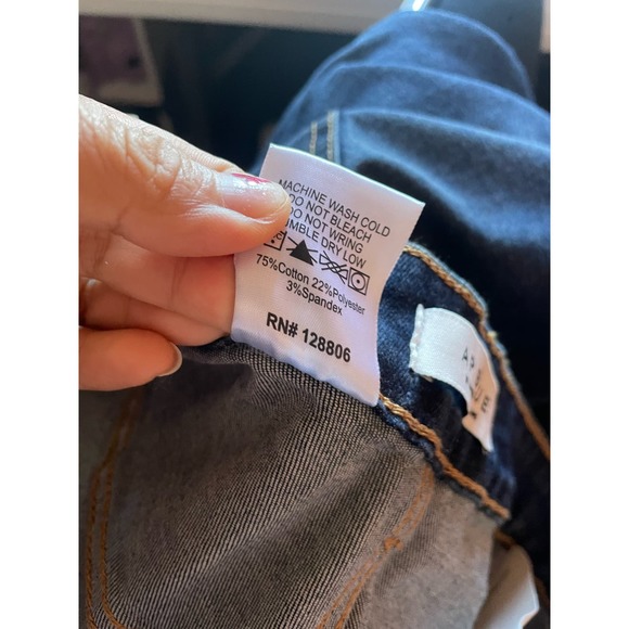 AP blue by aphrodite distressed skinny jeans size 3X - Picture 8 of 9